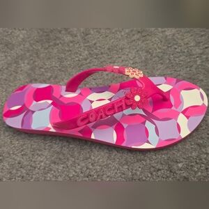 COACH KERRIE JELLY/PRNT FT/Q617 F0102/L09 PNK/PNKMLT, Size 7 US $20 obo